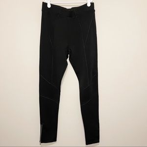 Sandro Black Leo Stretch Pant Leggings Zipper